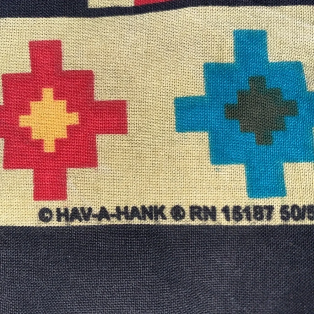SOUTHWESTERN Bandanna Cotton, Poly USA Made‎ Vintage Multiple Colors